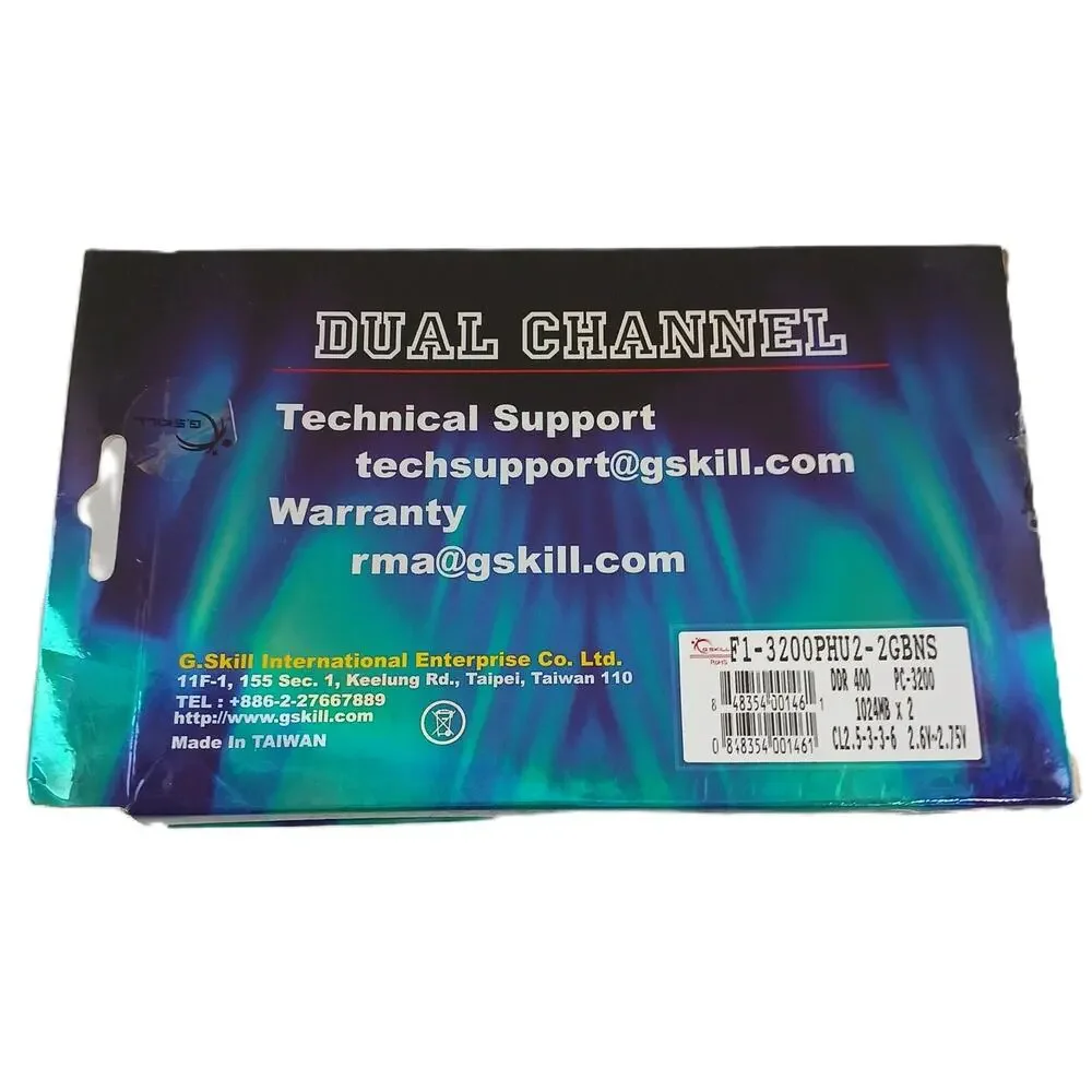 Patriot Memory 1GB (2x512MB) DDR PC3200 400MHz CL2.5 Desktop RAM Kit PSD1G400KH5